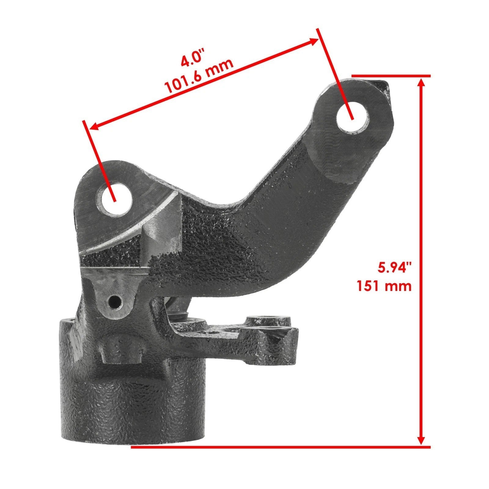 Front Left Steering Wheel Knuckle For Yamaha Rhino 700 YXR700F 4x4 2008-2013