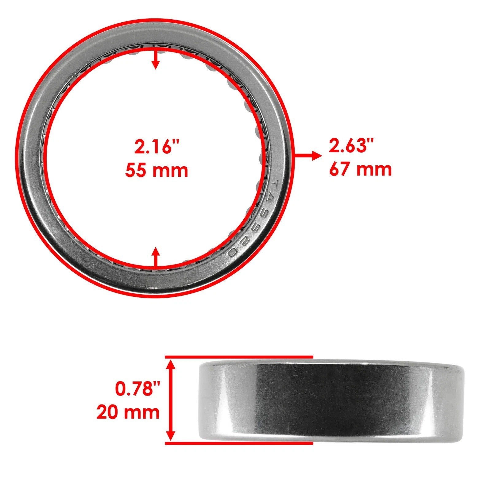 Rear Differential Bearing Seal Kit for Yamaha Rhino 700 YXR700F 4X4 FI 2008-2013