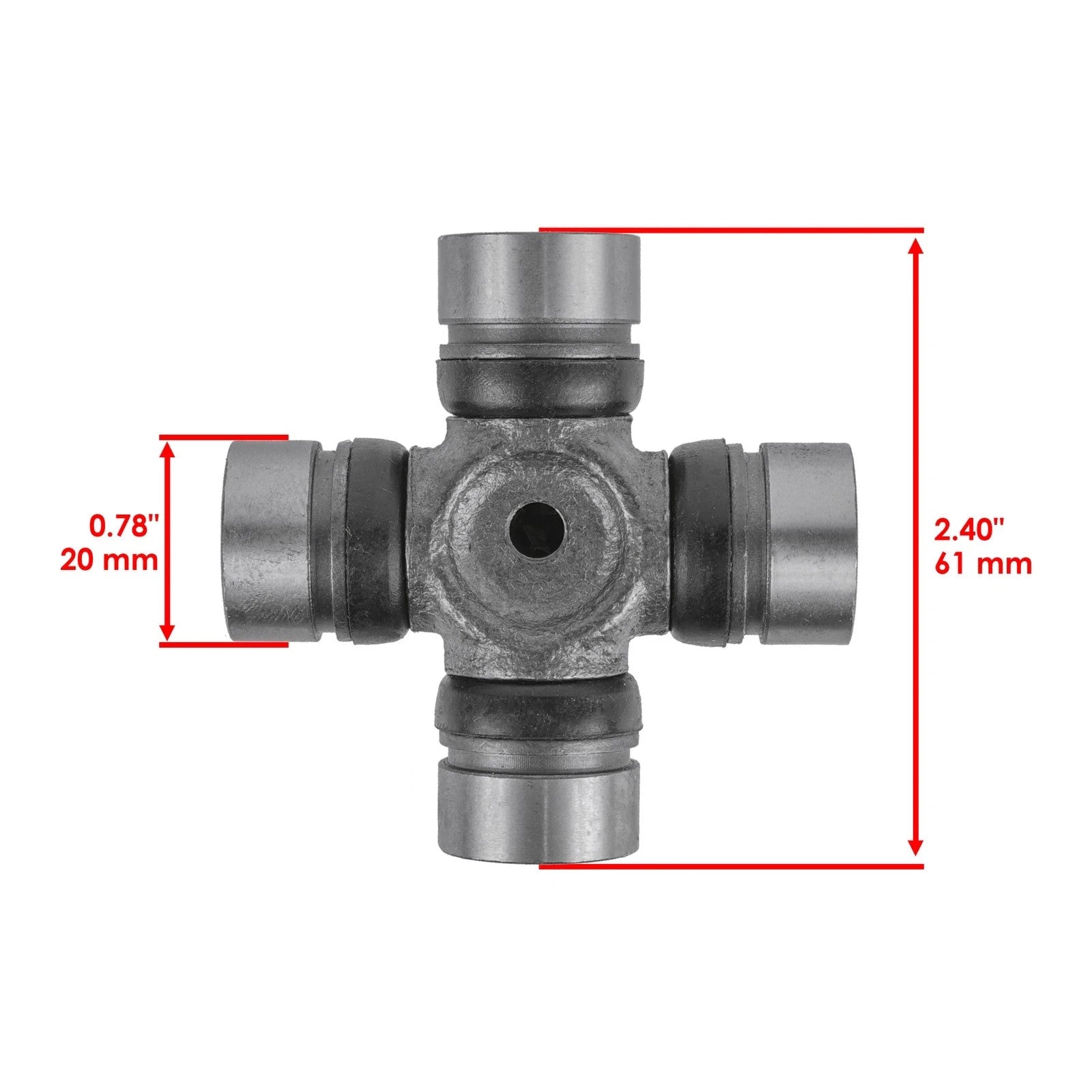 Front or Rear Drive Shaft U-Joint for Yamaha Kodiak 450 YFM450 4X4 2003-2006