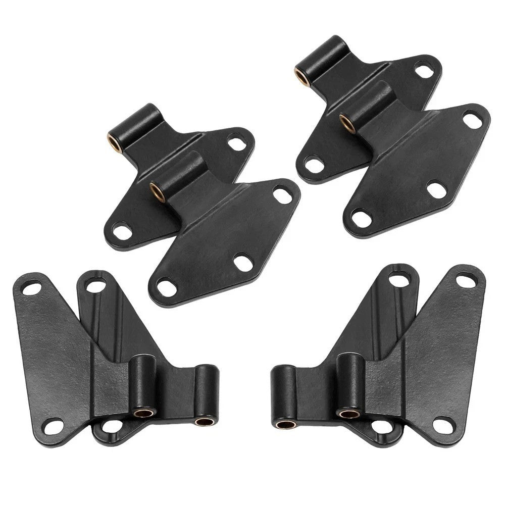 Fits 2007-2018 Jeep Wrangler JK Body Door Hinge Replacement Set Screw-On 8pcs