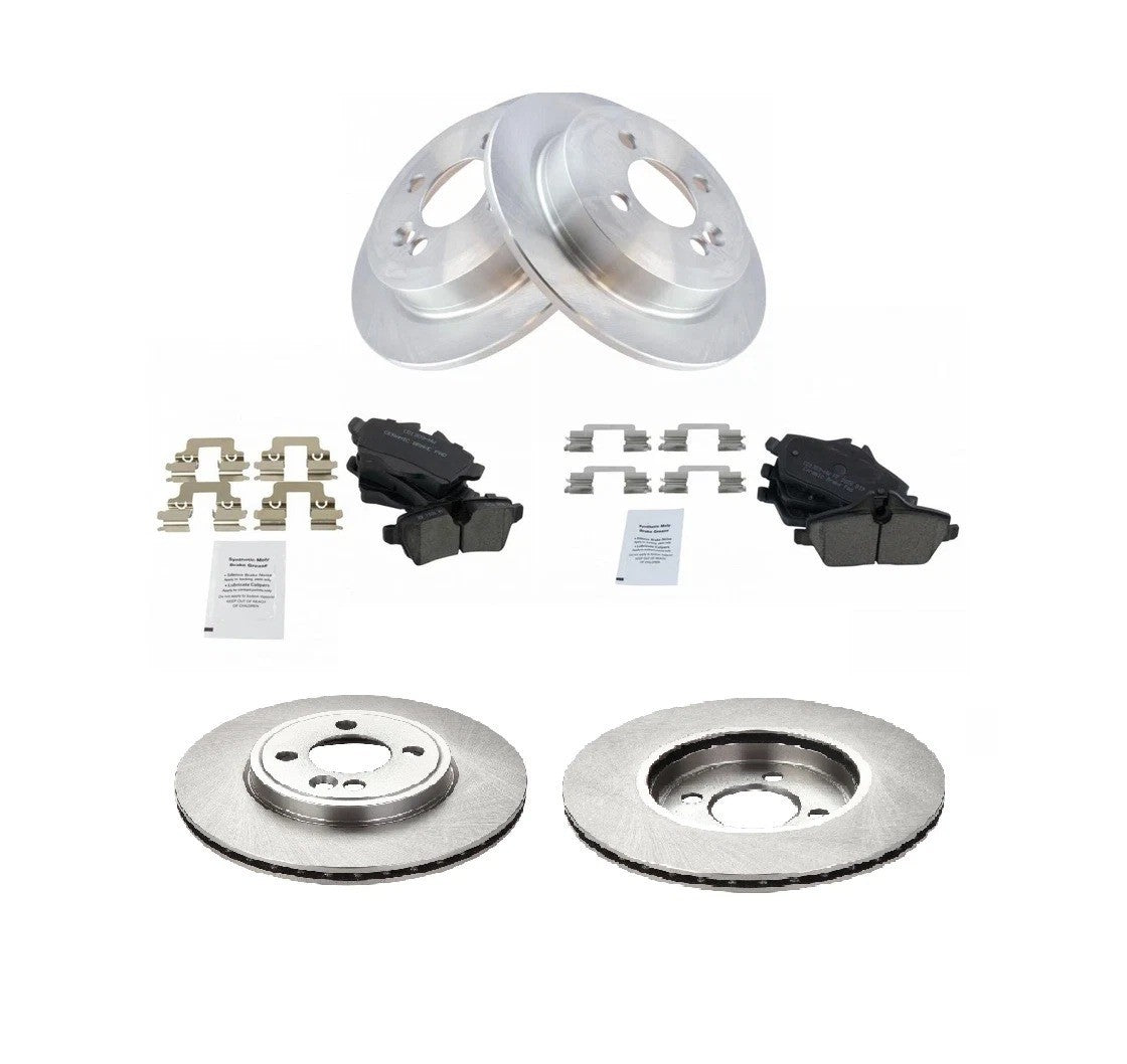 Front & Rear Ceramic Disc Brake Pads Kit for Mini Cooper Brand New