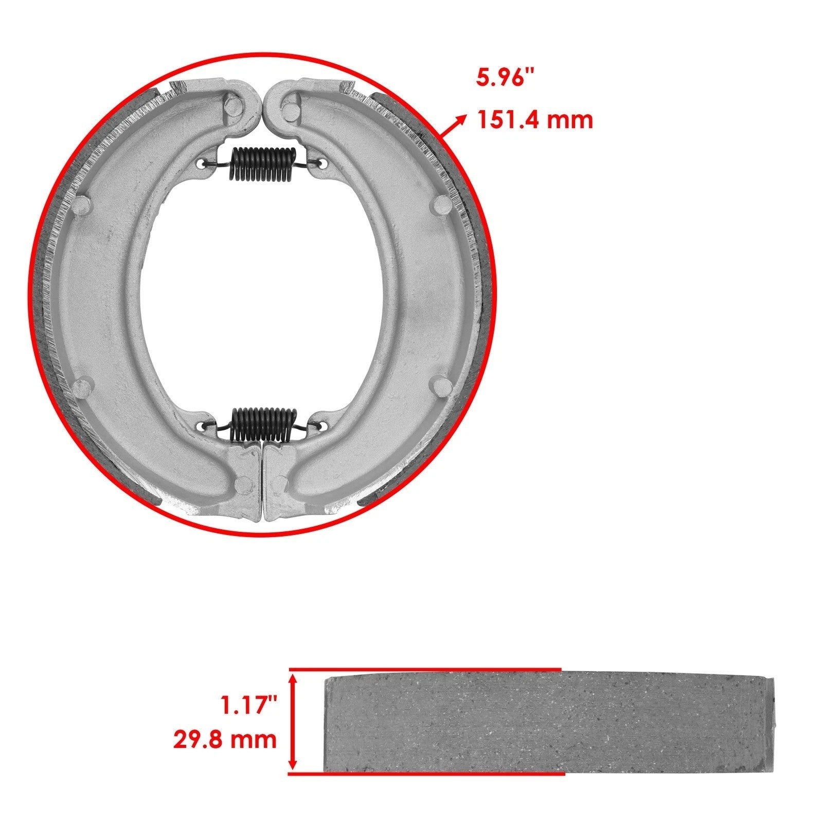 Rear Brake Shoes for Honda Pcx150 2013 2015 2016 2017 2018 2019 / 06430-Kwn-900