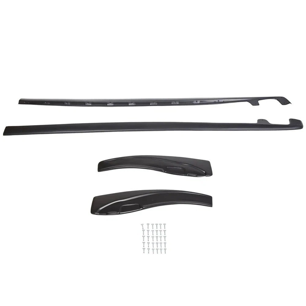 For 05-13 Chevy Corvette C6 Z06 ZR1 Style Side Skirts Rocker Panels & Mud Flaps