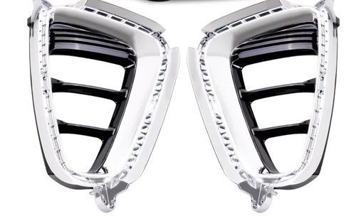 For Kia Optima 2016-2018 Front Chrome Fog Light Bezel Trim Driver&Passenger Side