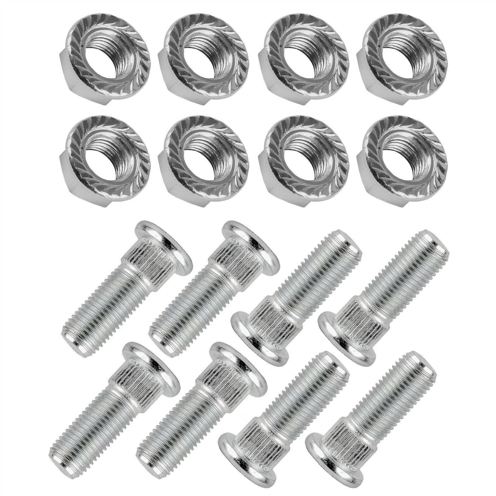 8PCS Wheel Nut And Stud for Polaris ATV UTV 7515513 7547211 7542459 3/8"-24