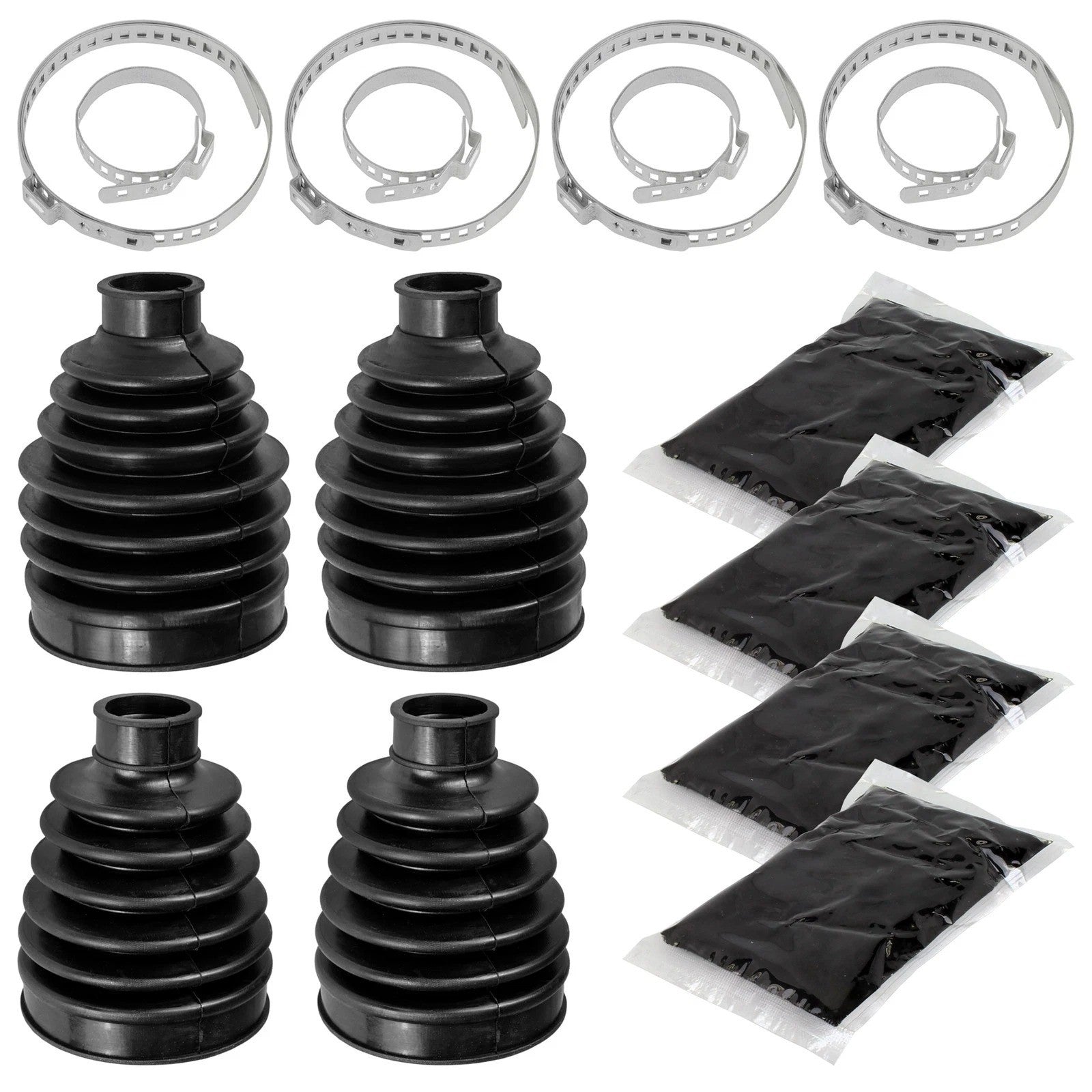 Right & Left Front Axle CV Boot Kit for Honda Pioneer 700 SXS700M2 2014-2016