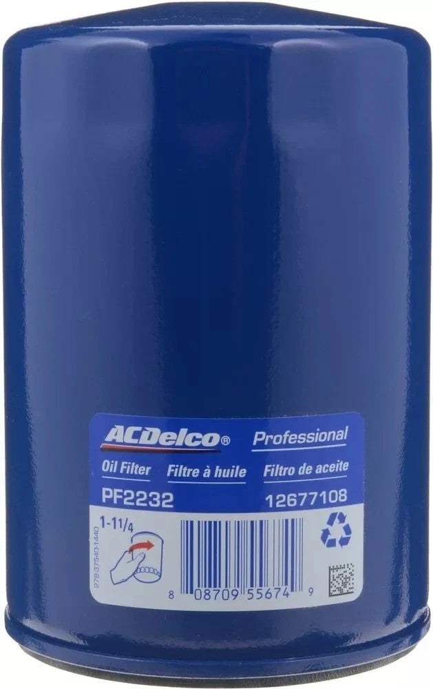 AC Delco GM PF2232 Engine Oil Filters Set of 3 for Chevy GMC 6.6 Duramax Diesel