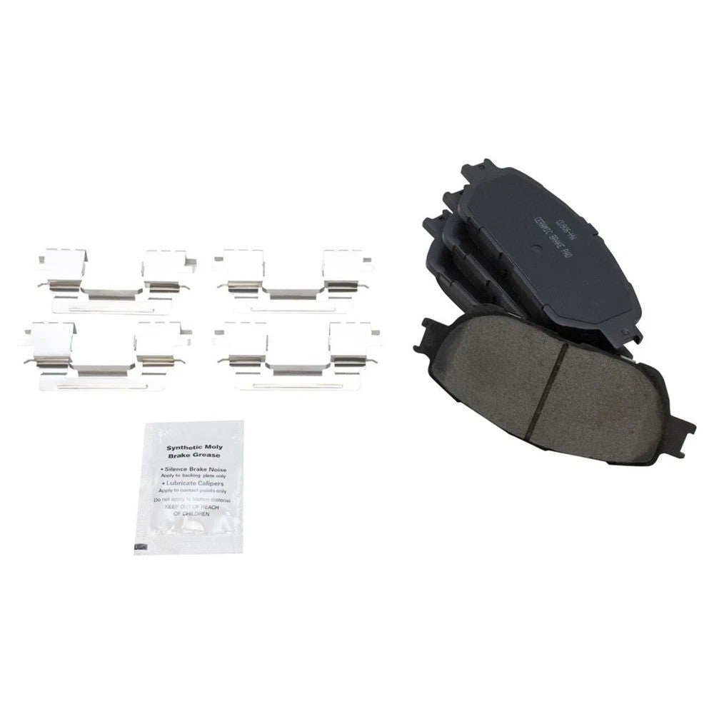 Front Rear Ceramic Brake Pad Performance Rotor Kit w/Chemicals