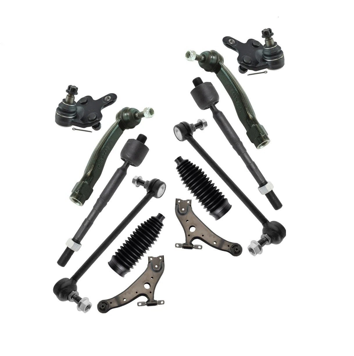 Front Steering & Suspension Kit Fits 2008-2019 Toyota Highlander