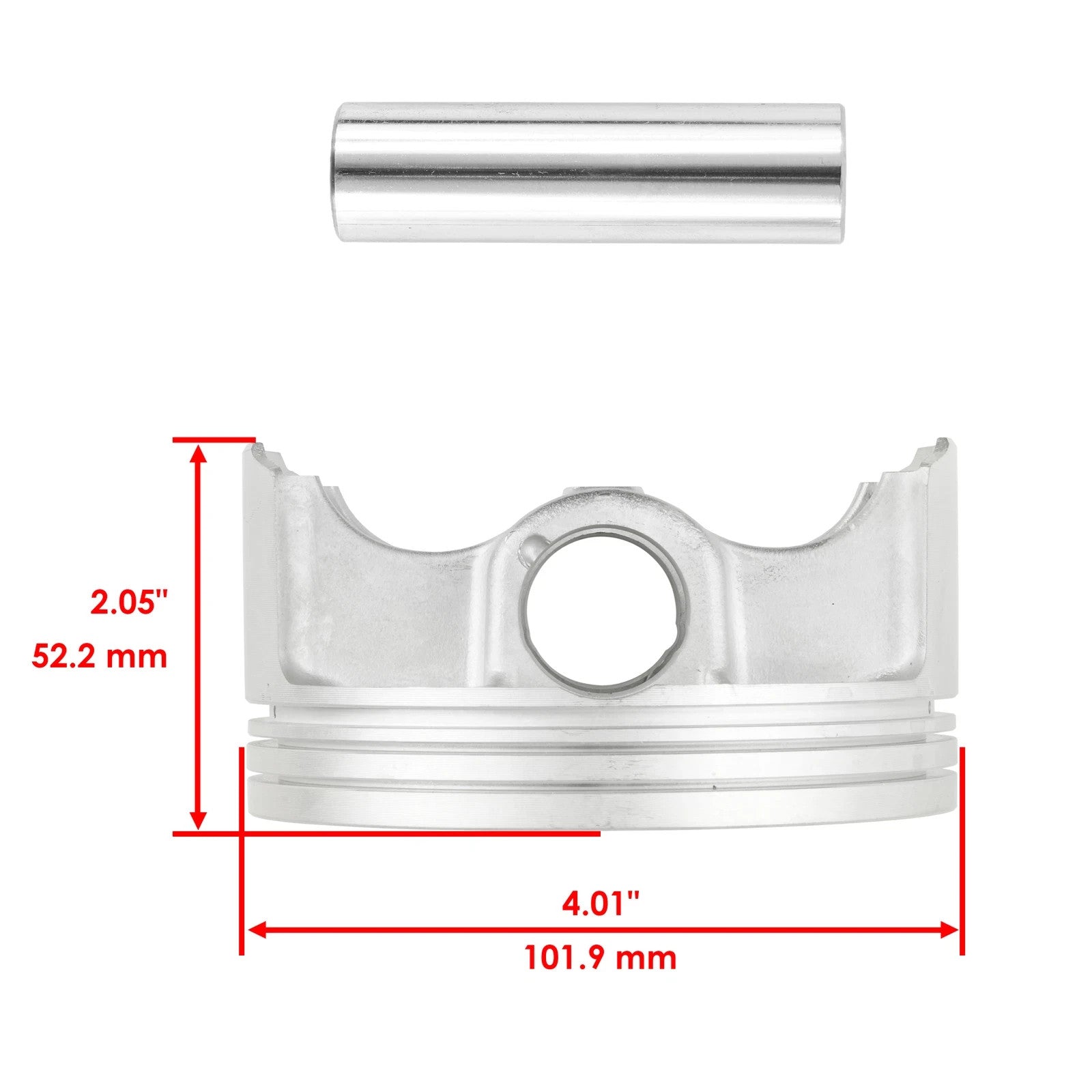 Cylinder Piston Ring for Yamaha Viking 700 YXM700 2014 2015 - 2021 Standard Bore