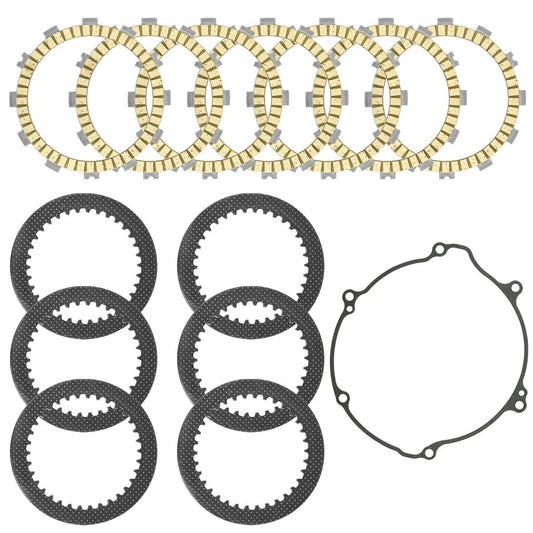 Caltric Clutch Friction and Steel Plates Kit for Kawasaki KX125 1994 - 2002