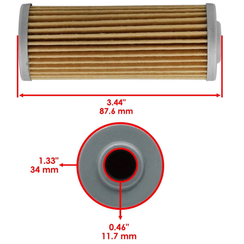Caltric Fuel Filter For John Deere 850 950 1050 900 F1145 F915 F925 F935 HPX815E