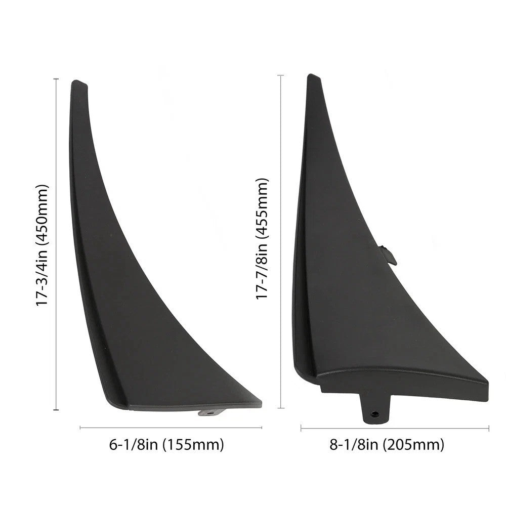 4Pcs Front Rear Splash Mud Guards Flap For Chevy C7 Corvette Stingray Z06 14-19