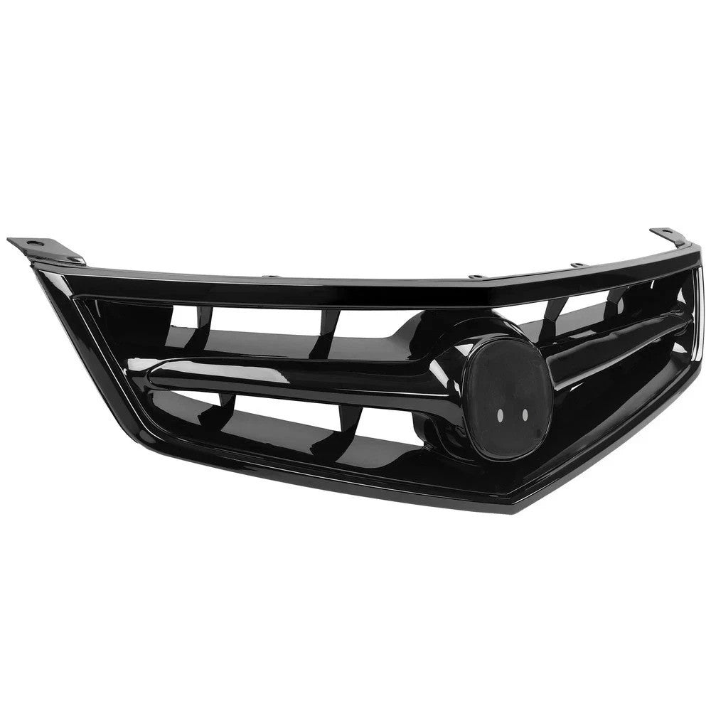 HECASA Front Upper Bumper Grille Grill w/Molding For Acura TSX 2006 2007 2008
