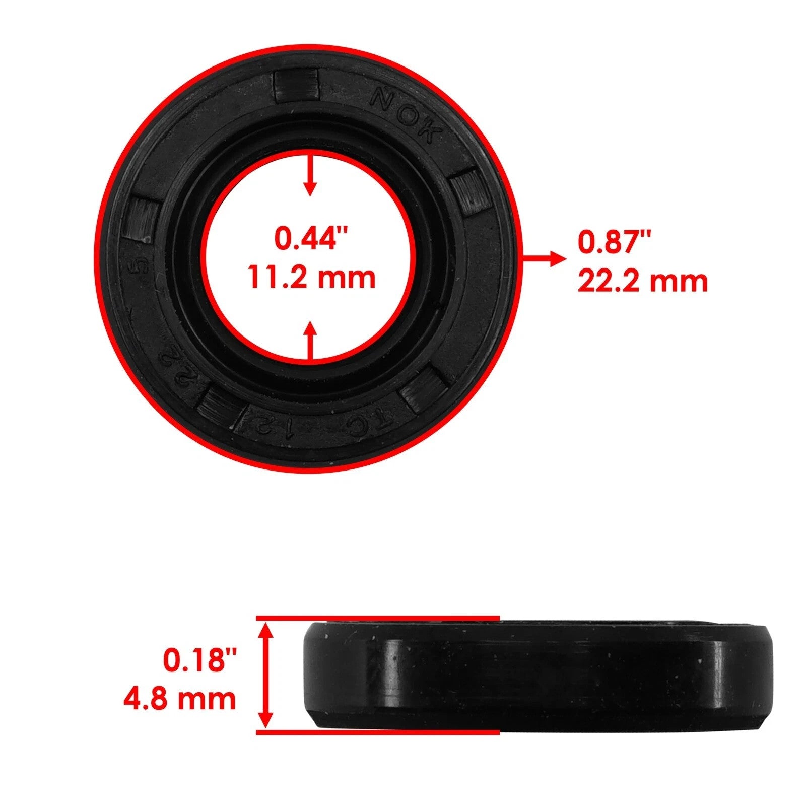 Caltric Mechanical Water Pump & Oil Seals for Kawasaki Ninja 400 2018-2022