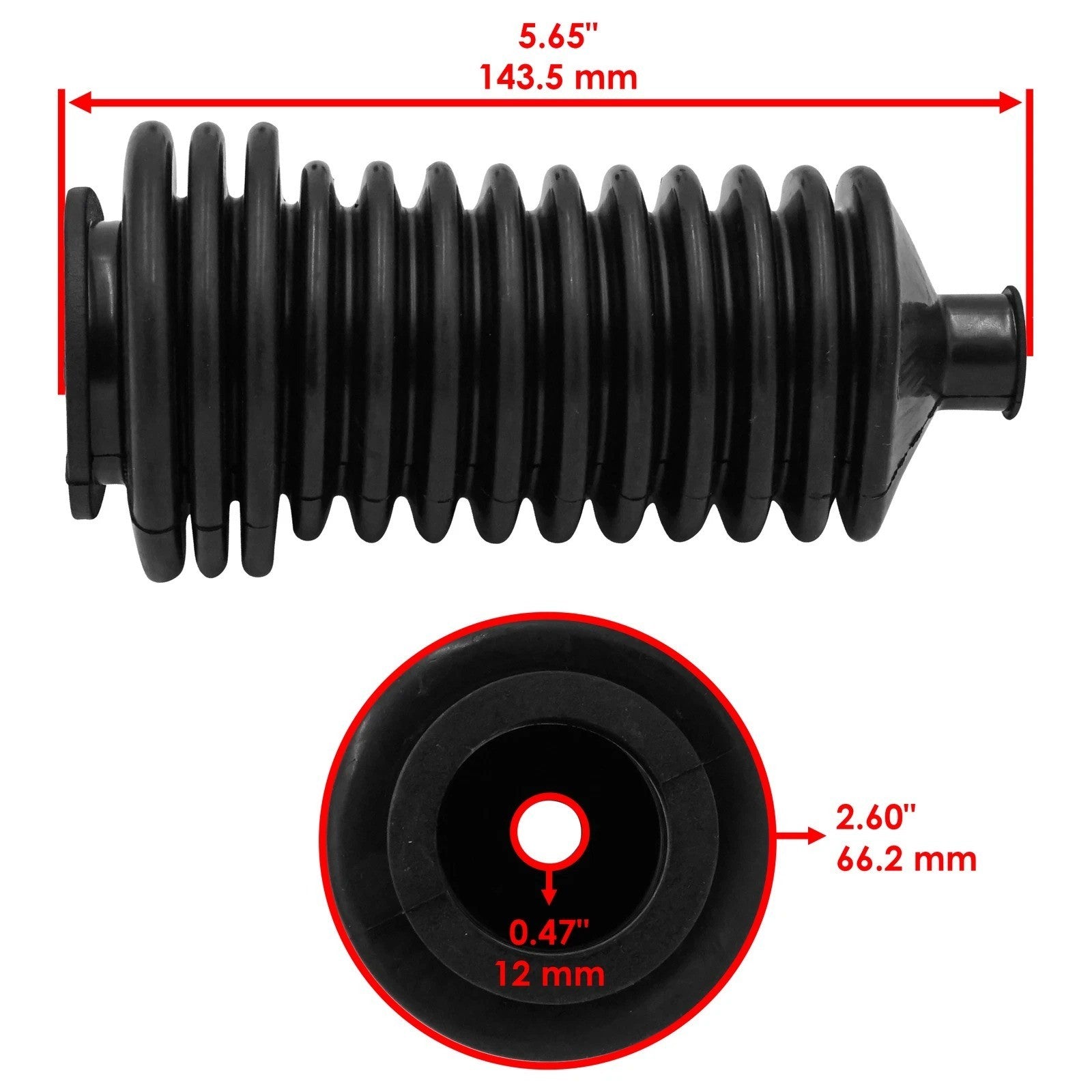 Rack & Pinion Boot Kit For Polaris RZR S 800 EFI 2009 2010 2011 2012 2013 2014