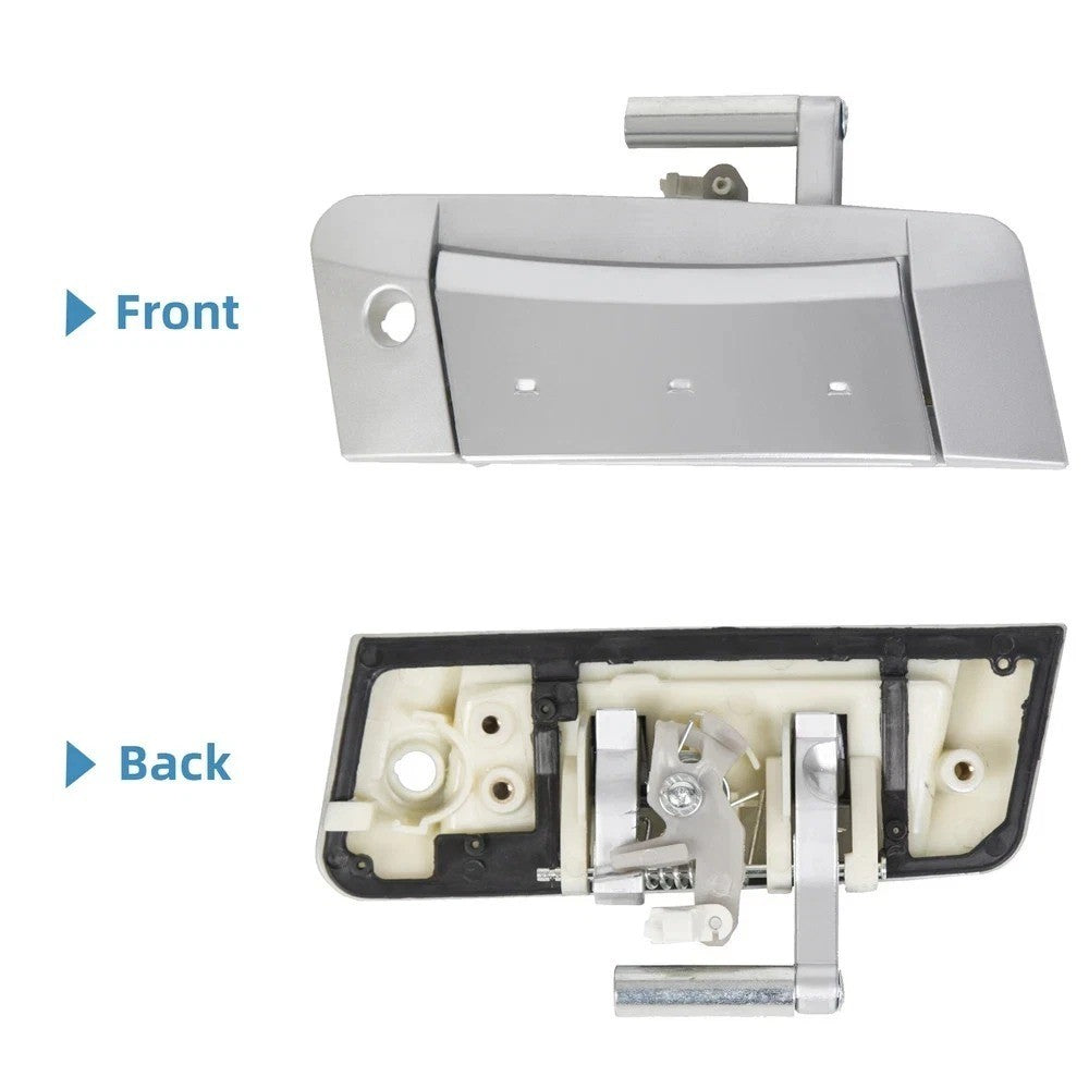 2 X Exterior Door Handle Silver For Nissan 350Z 2003-2009 Left & Right Side