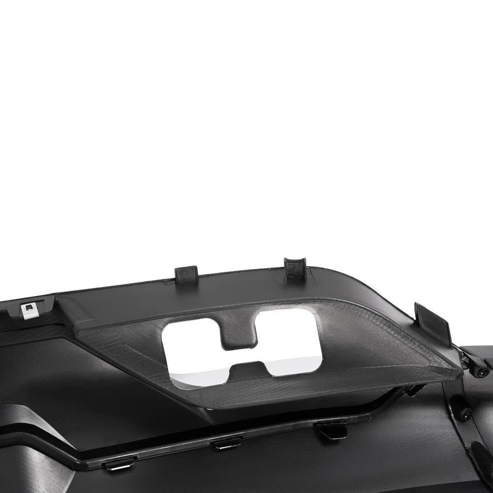 Front Bumper Valance &Chrome Skid Plate For Chevy Silverado 1500 2016-2019 Black