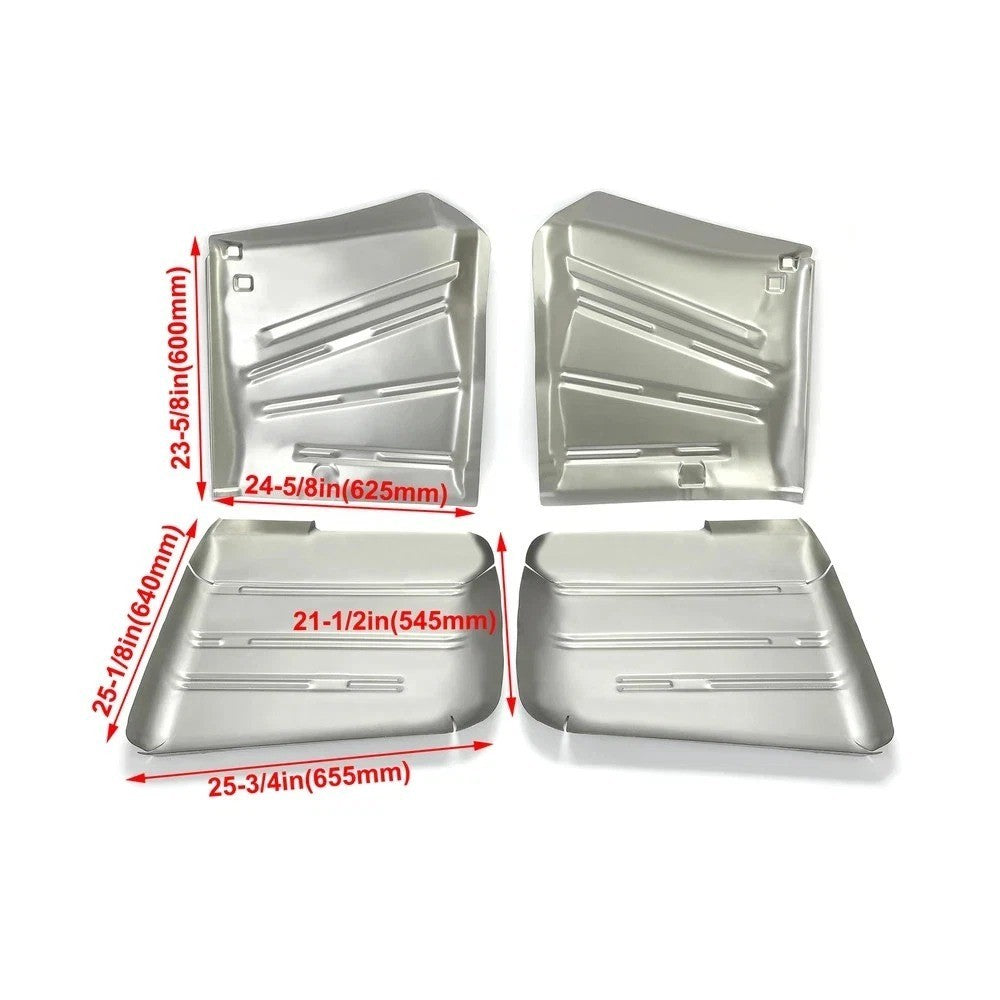 For 1958 Chevrolet Impala Bel Air Biscayne Delray Floor Pans 4pcs Factory Style