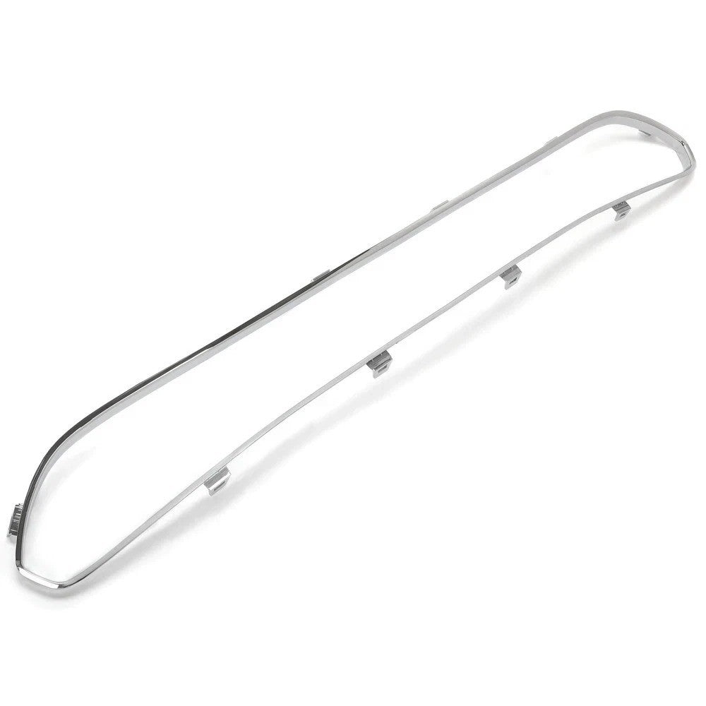 For Ford Fusion 10-12 Front Bumper Lower Grille Black W/Chrome Molding Trim Kit