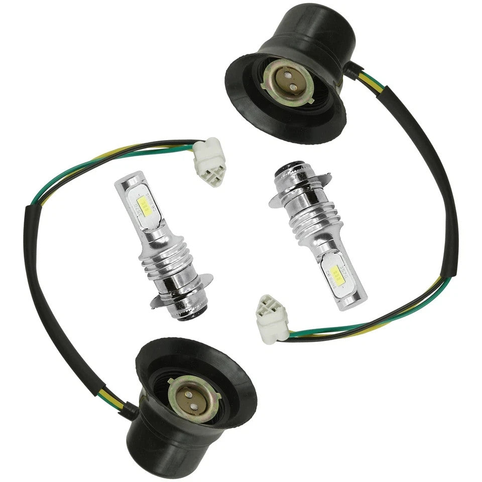 Headlight Socket And LED Bulb For Yamaha Kodiak 700 YFM70K 4x4 FI 2016-2022