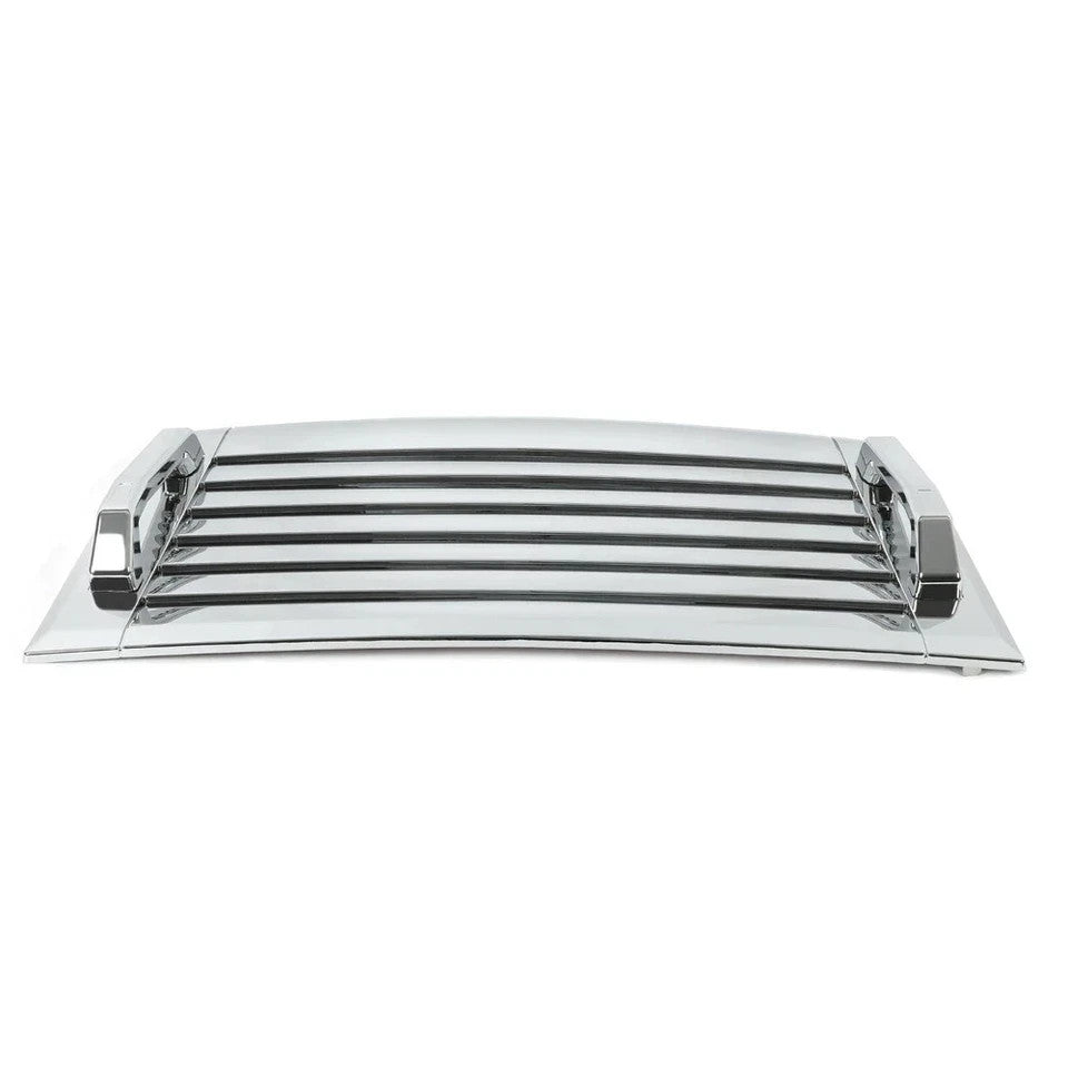 FOR 2006-2010 HUMMER H3 HOOD DECK VENT PANEL HANDLE COVER TRIM BEZEL CHROME 3PCS