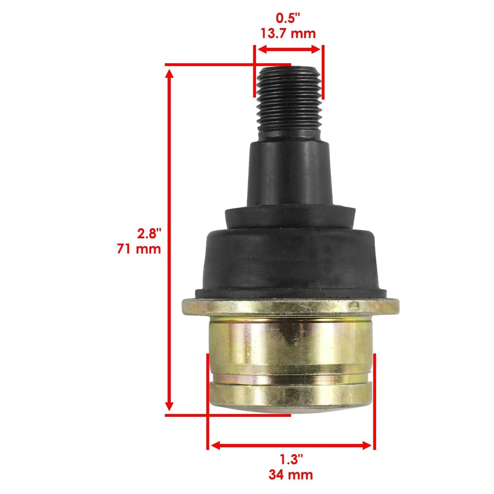 2 Front Knuckle Lower Upper Ball Joint For John Deere Xuv Gator 625I 825I Gas