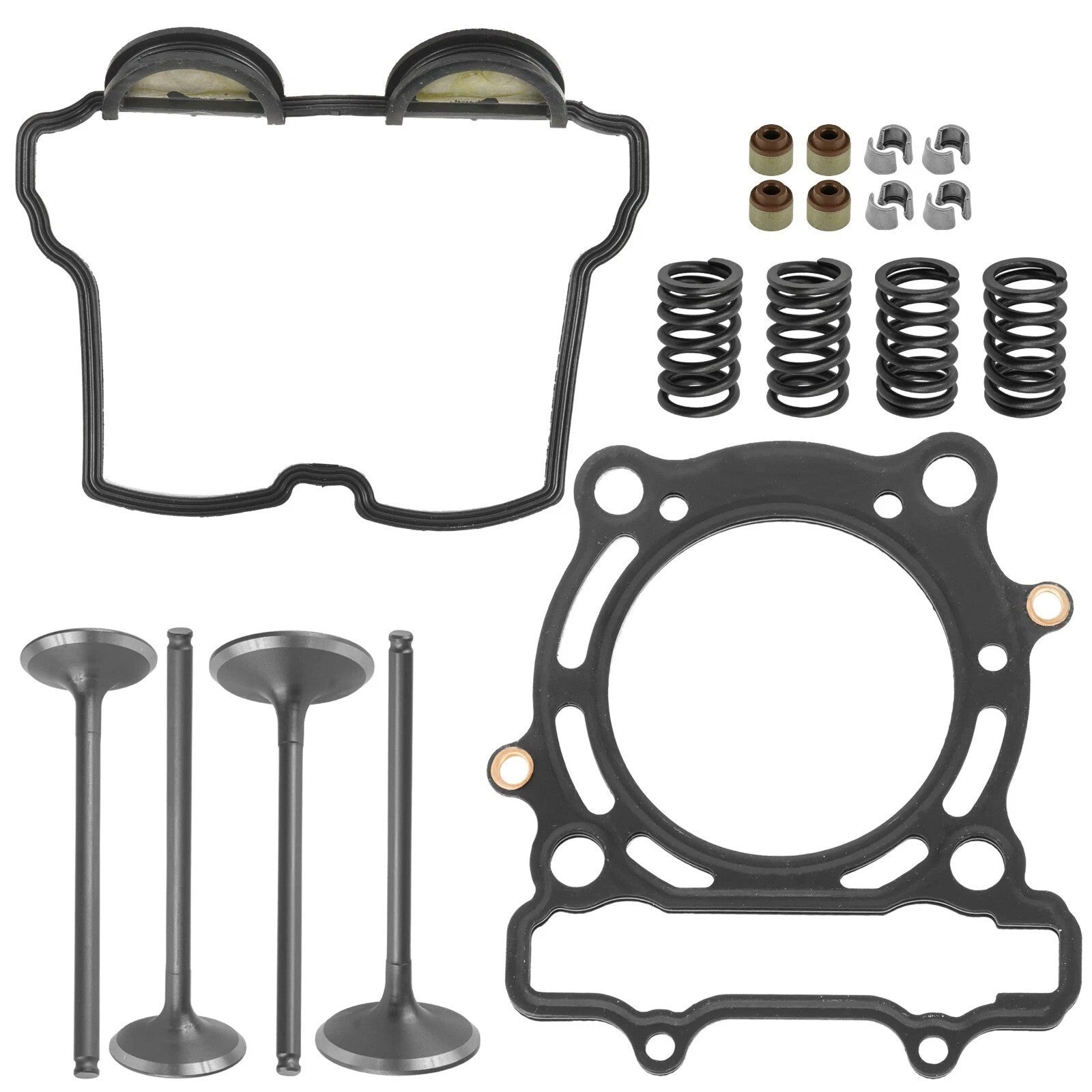 Cylinder Intake Exhaust Gasket Valve Kit for Kawasaki KX250F 2009-2016