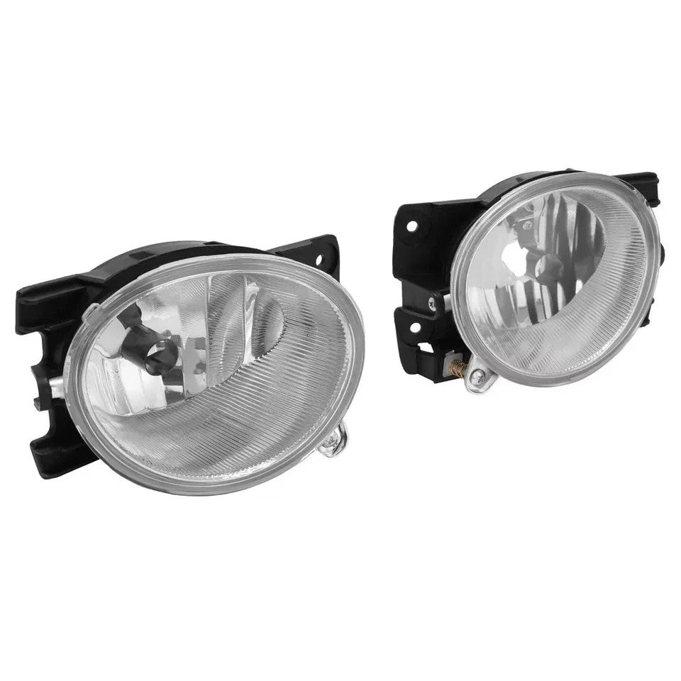 HECASA Pair Fog Lights w/Fog Lamp Trim For Honda Pilot 2009-2011 71107-SZA-A00ZZ