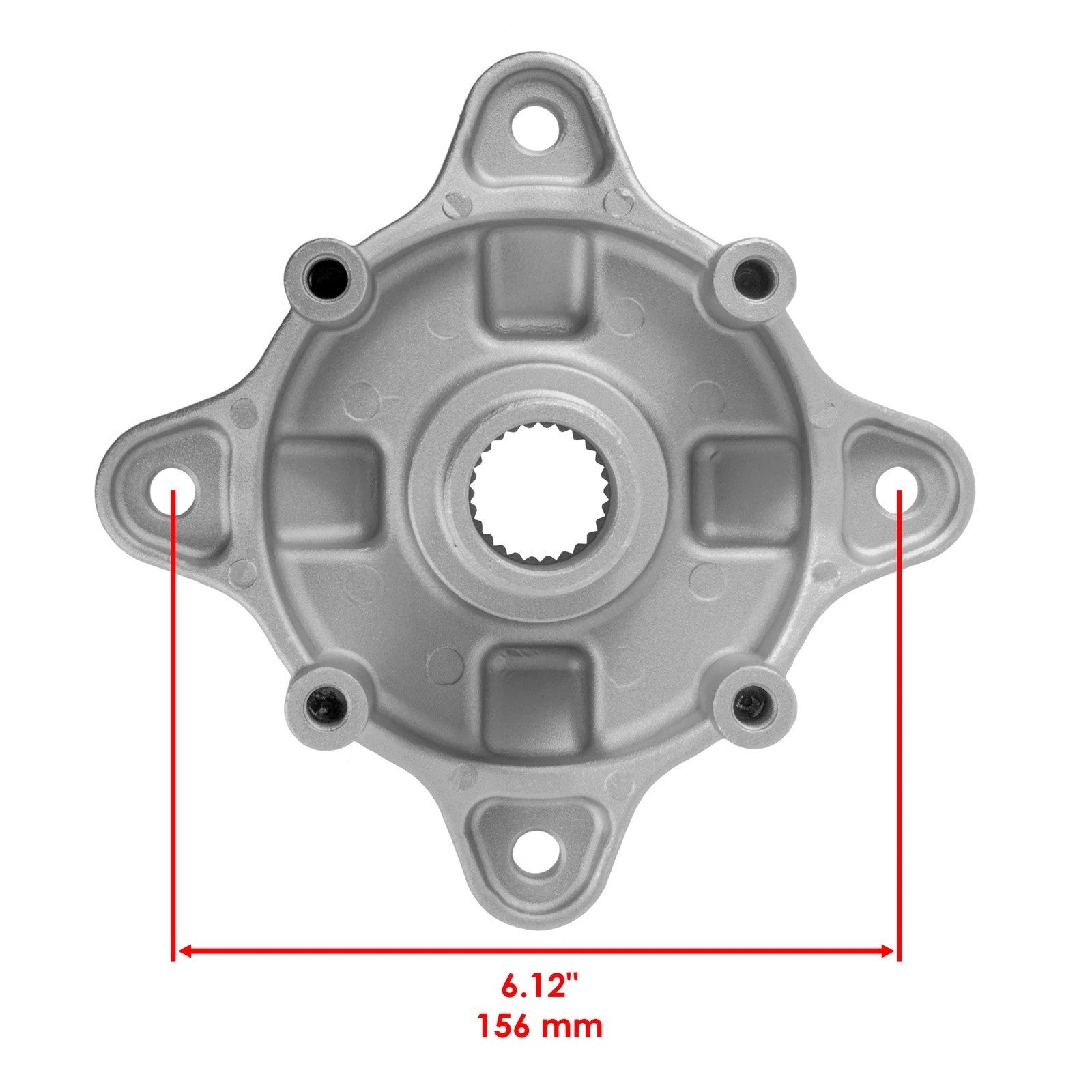 Rear Wheel Hub w/ Bearing Bolt For Polaris RZR 800 EFI / RZR S 4 800 2008-2014