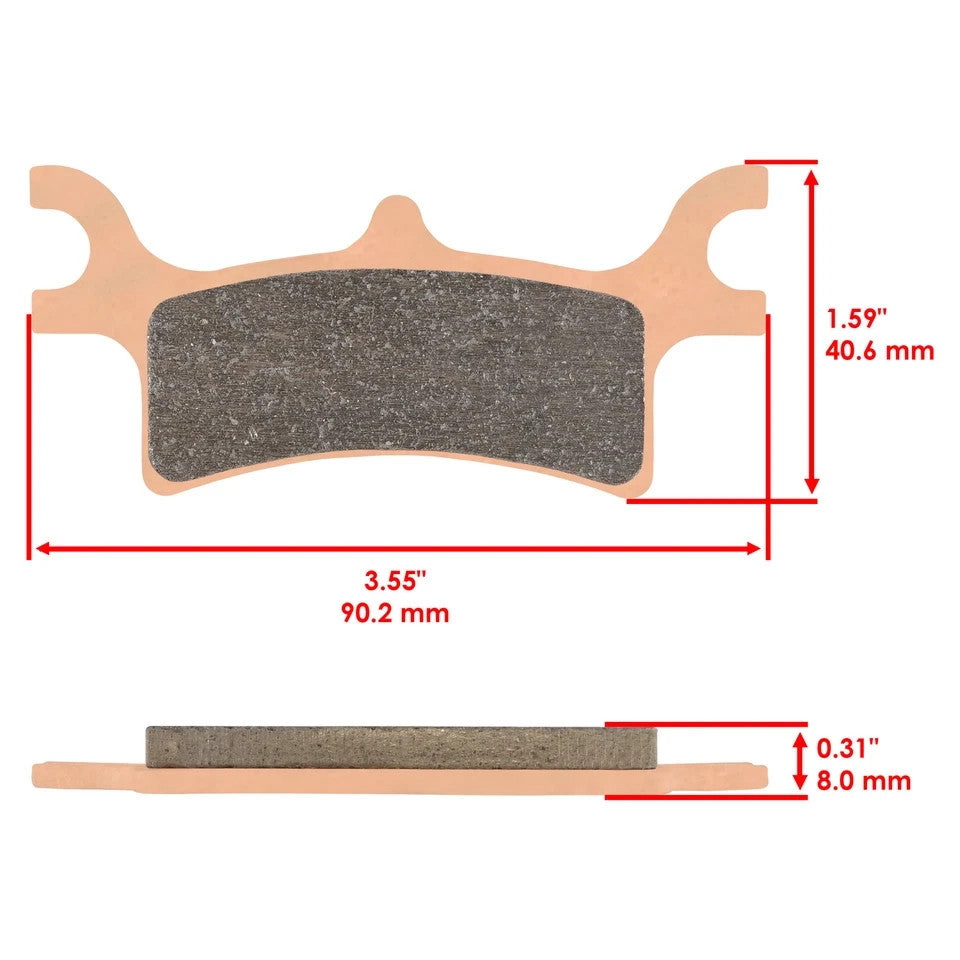 Brake Pads for Polaris Sportsman 700 Rear Brakes 2002-2007