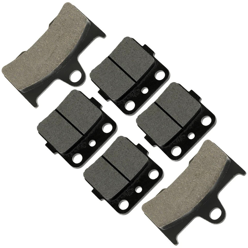 Front and Rear Brake Pads for Yamaha Grizzly 660 YFM660F 2002 2003 2004-2008