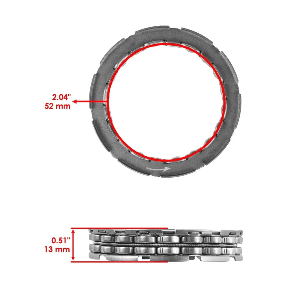 Starter Clutch Sprag and Gear Idler 61T w/ Gasket for Can-Am DS650 2000-2007