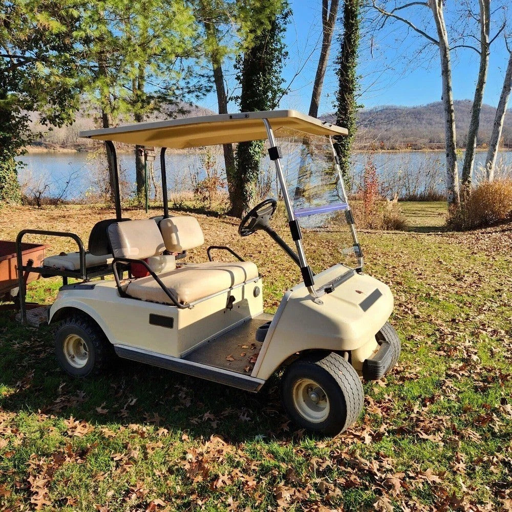 Folding Golf Cart PC Clear Windshield Windscreen For Club Car DS 1982-2000.5