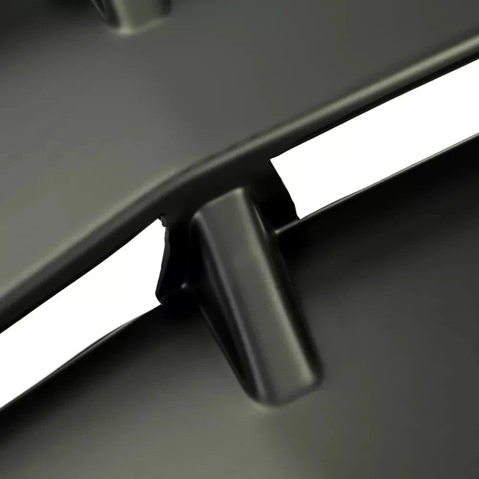 HECASA Rear Window Windshield Louver Cover Sunshade Vent For 11-23 Dodge Charger