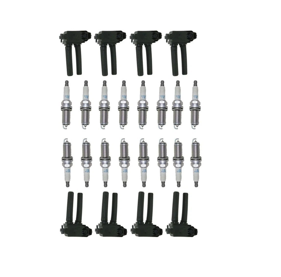 Engine Ignition Coil & NGK Spark Plug Kit 24 Piece Set for Chrysler 5.7L Hemi V8