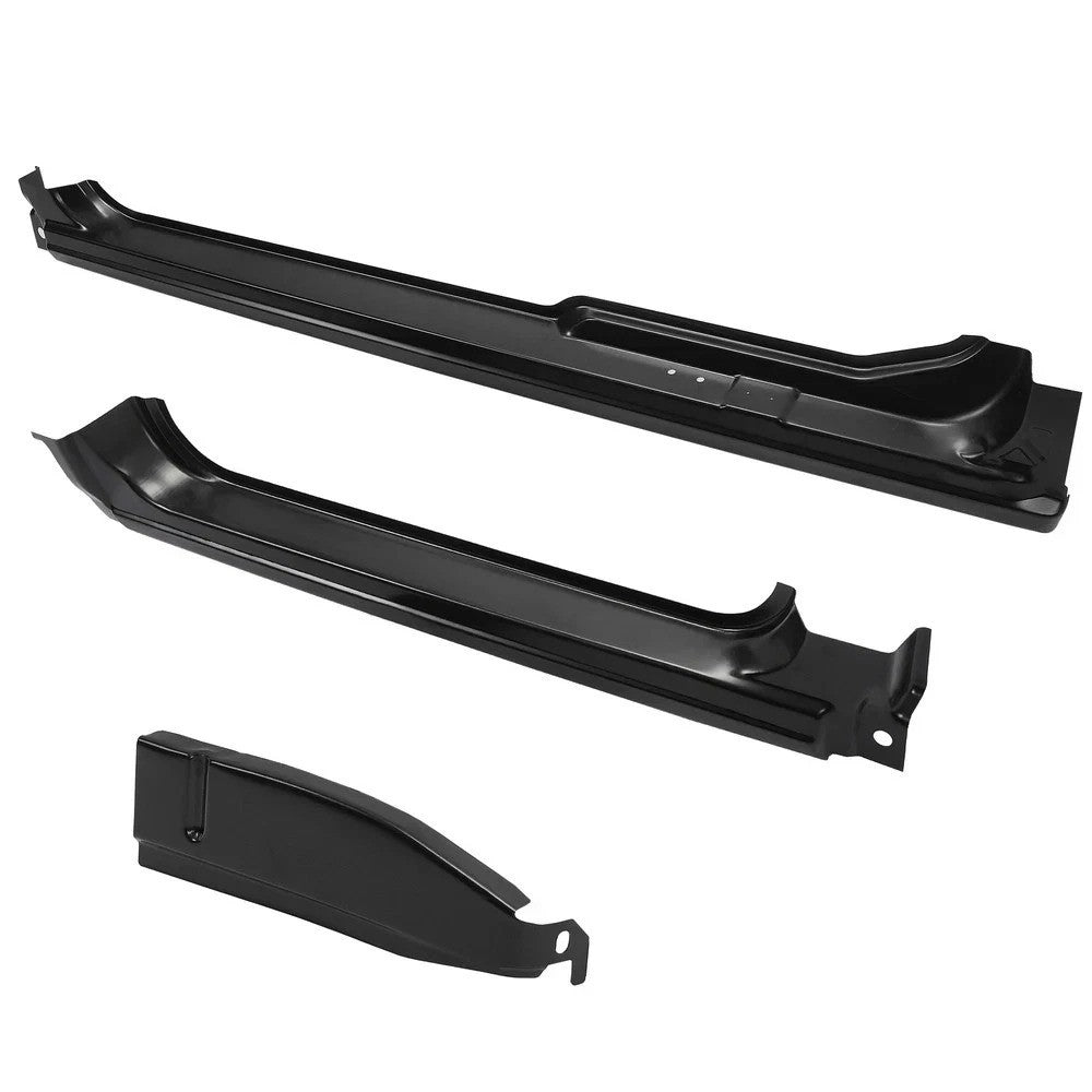 HECASA Rocker Panels w/Cab Corner For 94-04 Chevy S10 Sonoma Extended Cab 3 dr