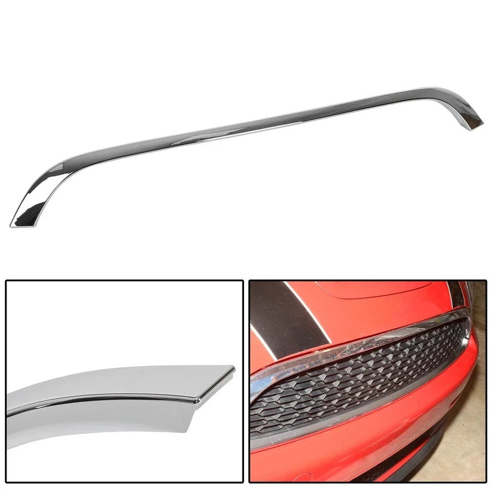 HECASA For Mini Cooper R55 R56 R58 R59 2009-15 Chrome Grille Hood Trim Moulding