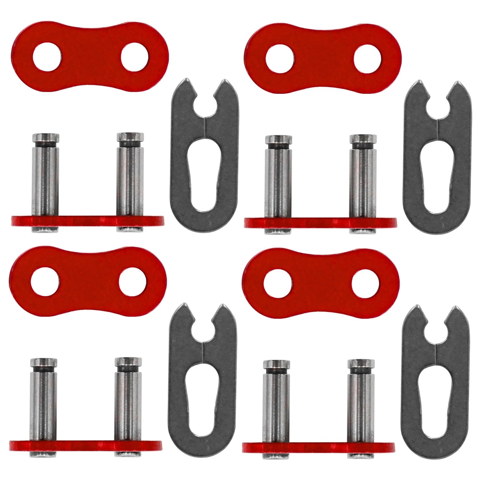 Caltric 520 Chain Master Link For Motorcycle Bike ATV Connecting Link Red