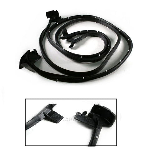 Door Seals Rubber Weatherstrip Pair Set of 2 for Buick Chevy Olds Pontiac 2 Door