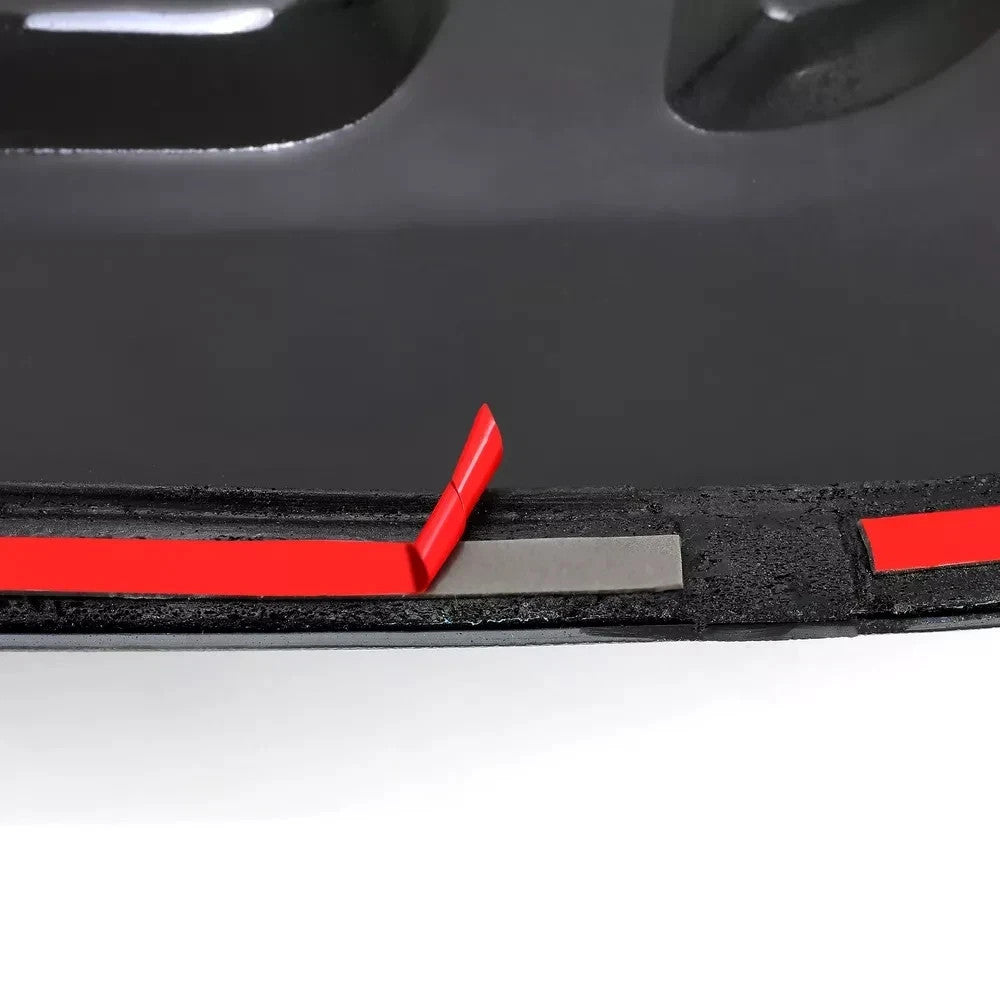For 2021-2023 Ford Bronco Black Retro Style Hood Scoop Truck Bonnet Vent Trim