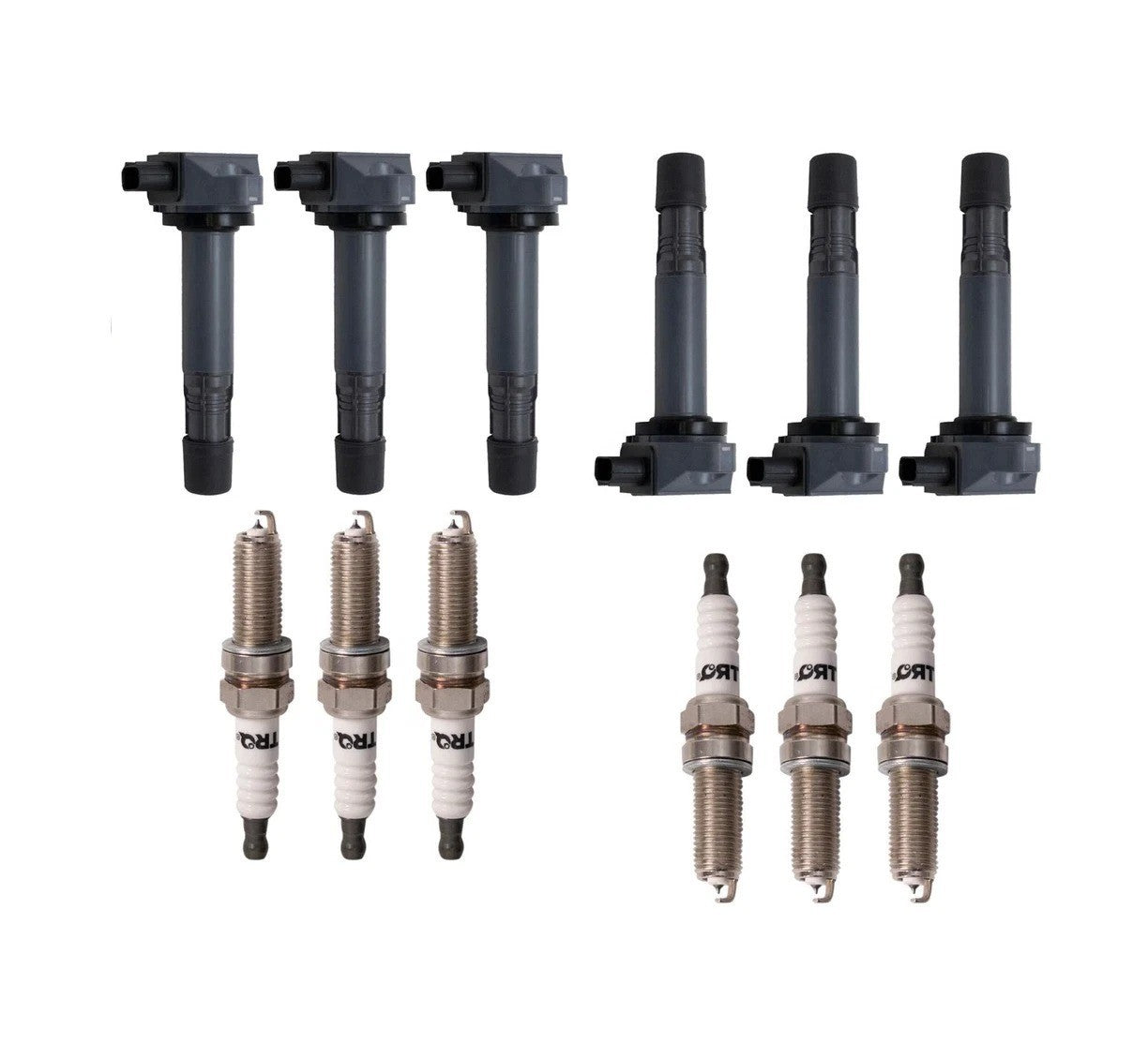 Ignition Coil & Iridium Spark Plug Kit Set for Acura Honda 3.5L V6 New