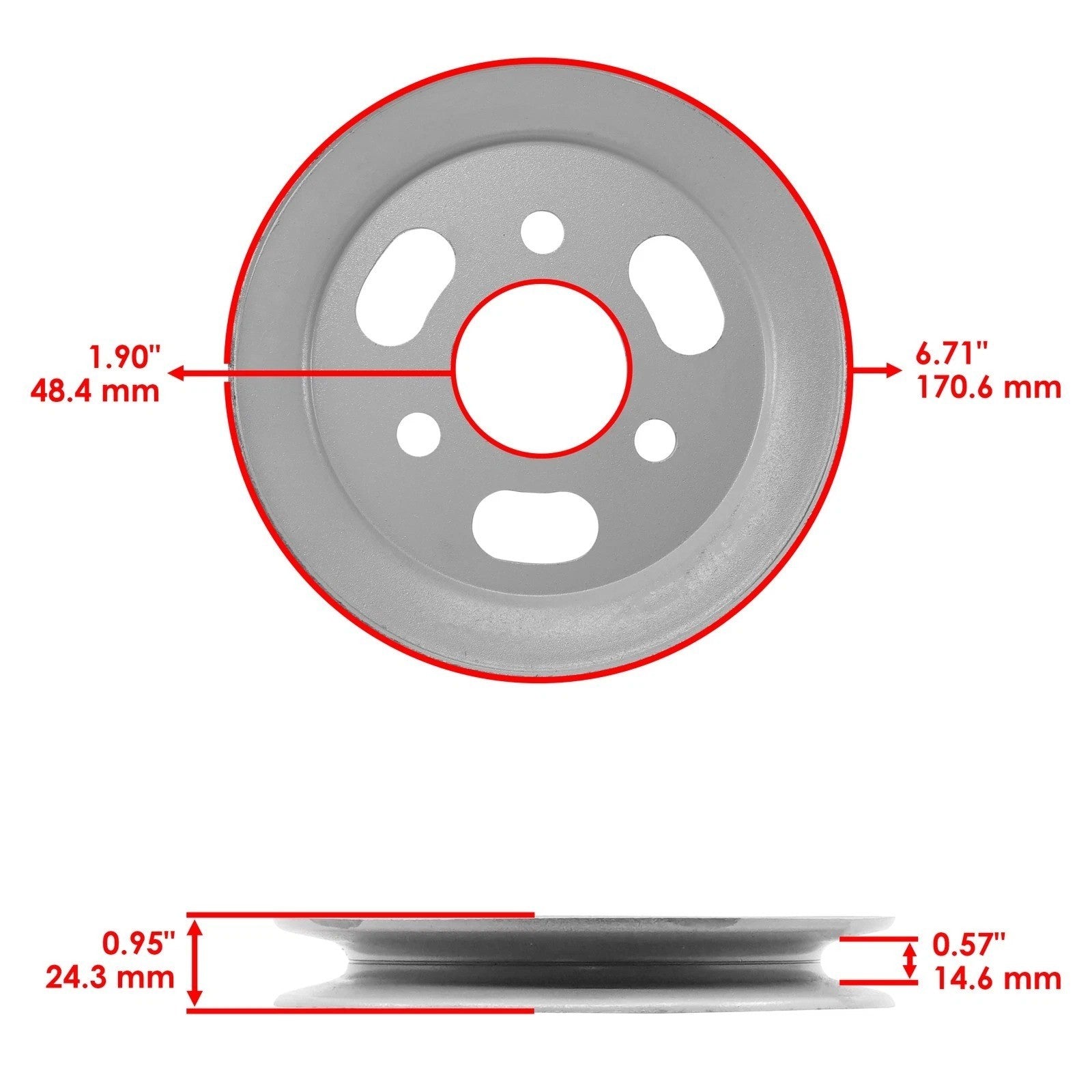 52" Deck Spindle & Pulley for Toro Z Master 74903 5000 / 74923 6000 Series