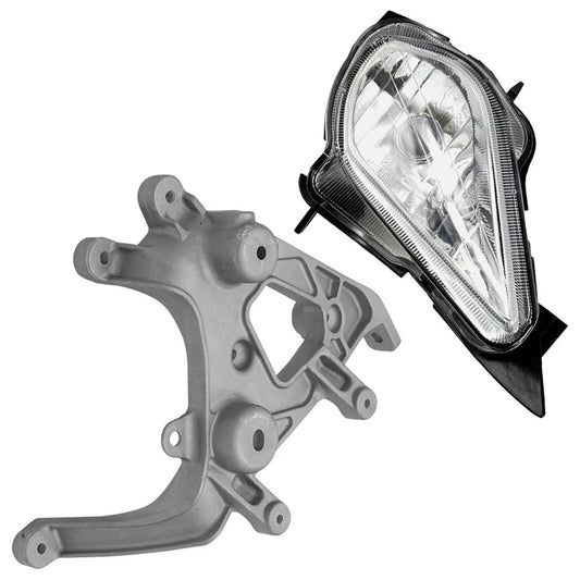Front Fender Right Headlight & Bracket For Yamaha Raptor 700 YFM700 2006-2012