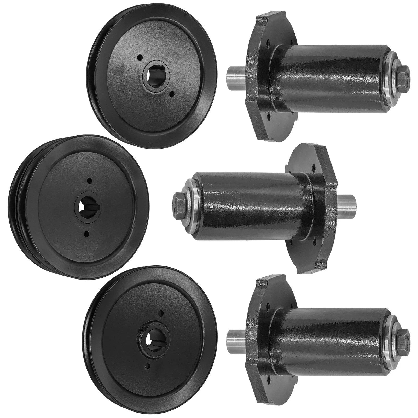 60" Deck Spindles Assembly w/ Pulley for Gravely ZT2560 ZT2660 ZT2760 ZT60 HD