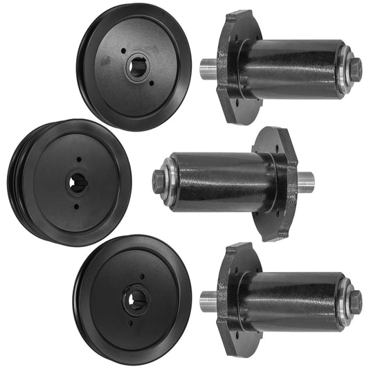 60" Deck Spindles Assembly w/ Pulley for Gravely ZT2560 ZT2660 ZT2760 ZT60 HD