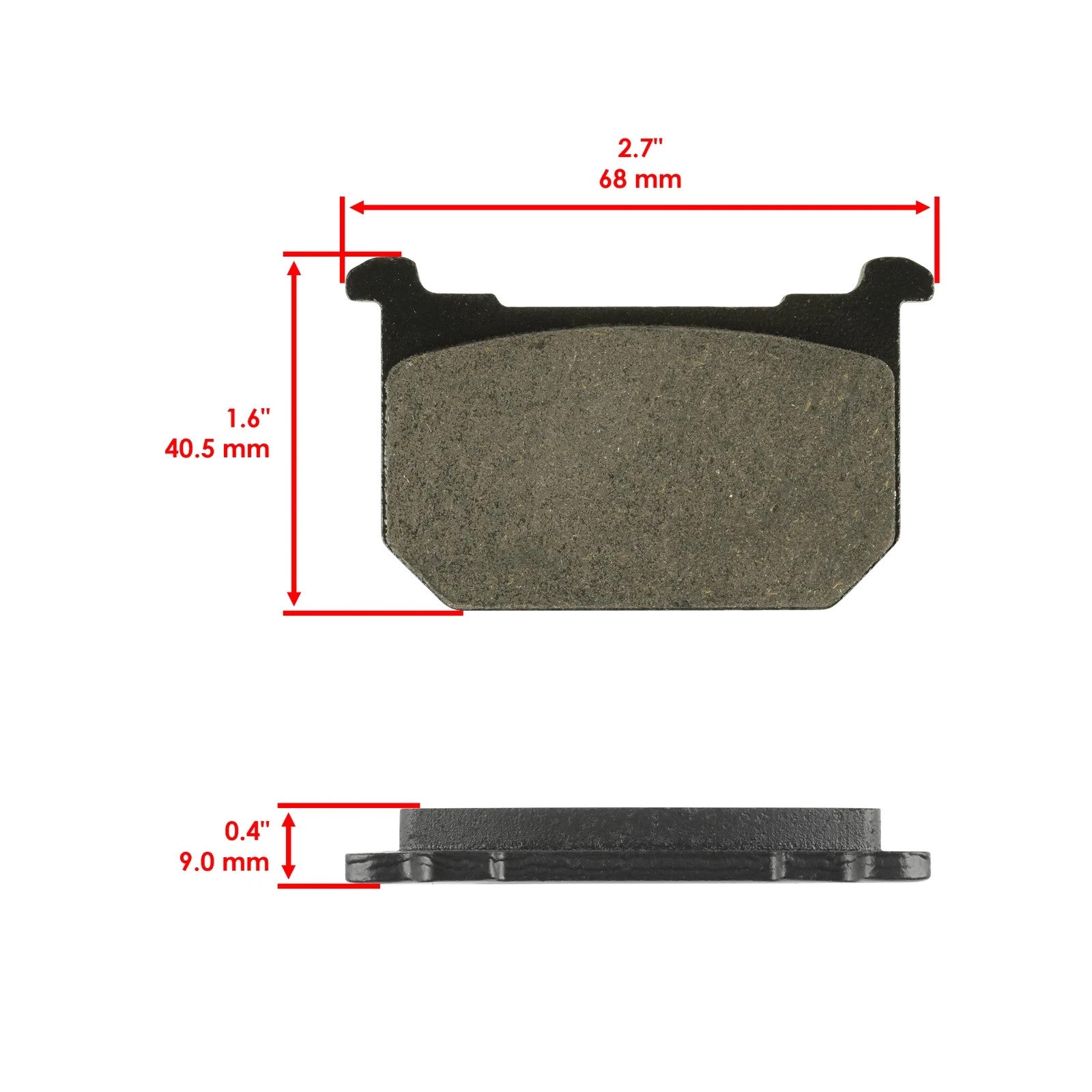 Front Brake Pads for Kawasaki KZ750 GPZ50 LTD STDShaft Spectre Sports 750 80-83