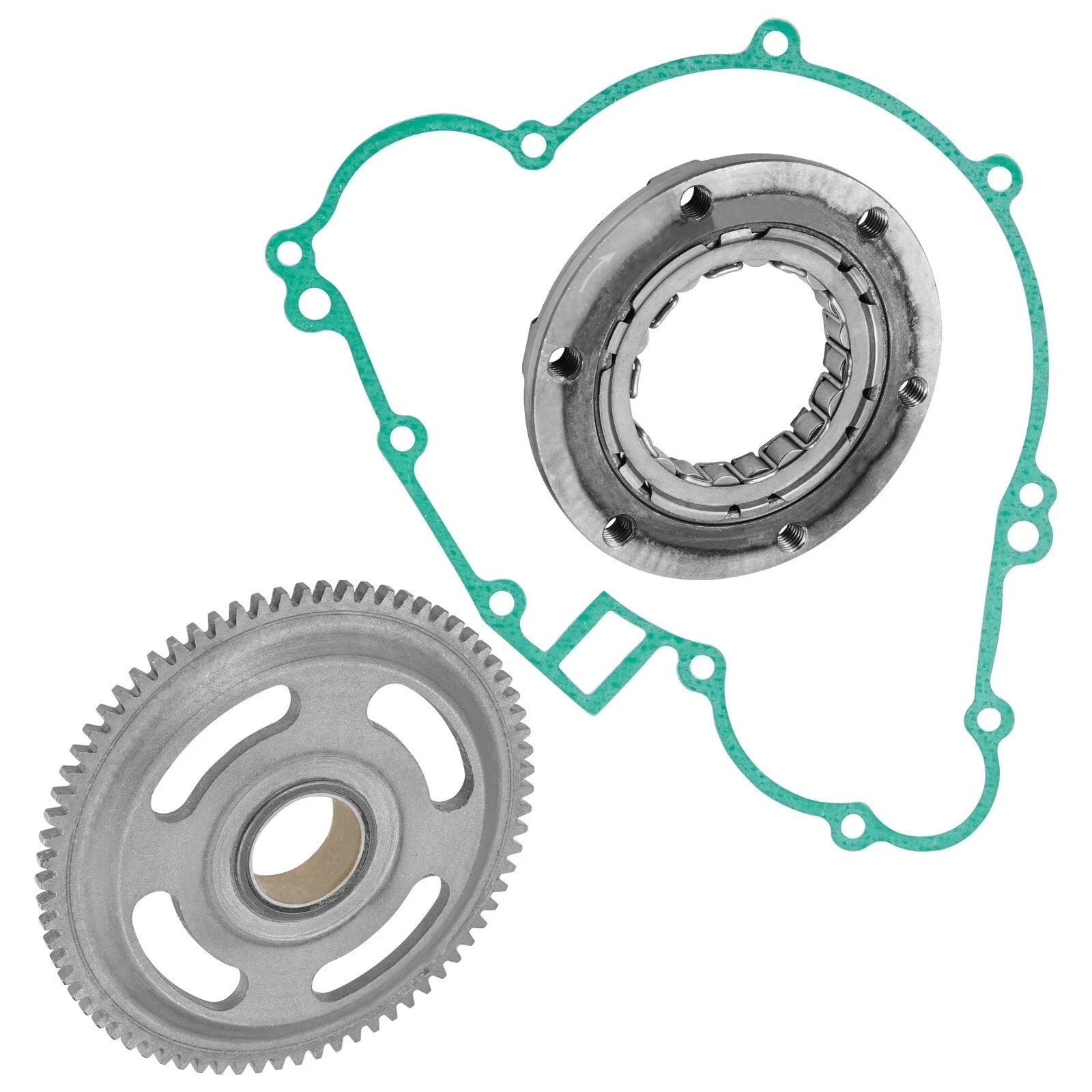 Starter Clutch Idler Gear Gasket for Kawasaki Bayou 400 KLF400B 4X4 1993-1999