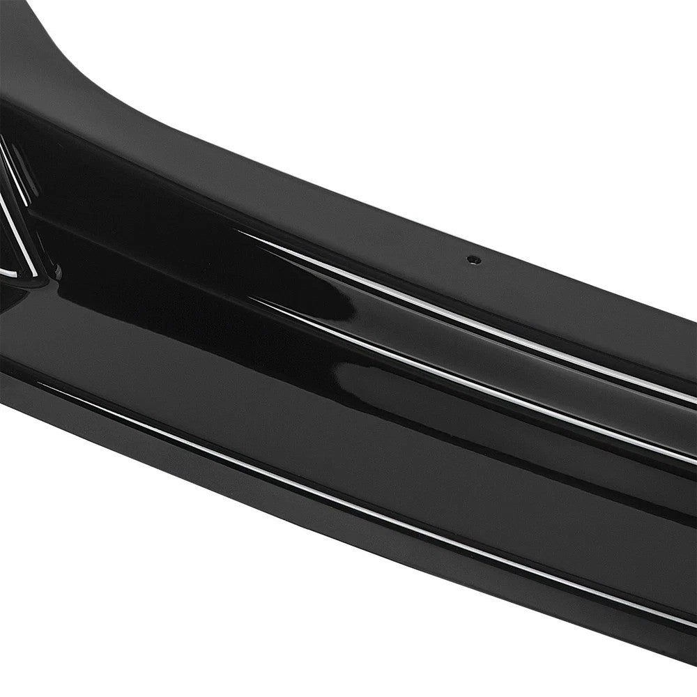 For Infiniti Q50 14-17 Glossy Black Front Bumper Lower Lip Spoiler Spiltter Kit