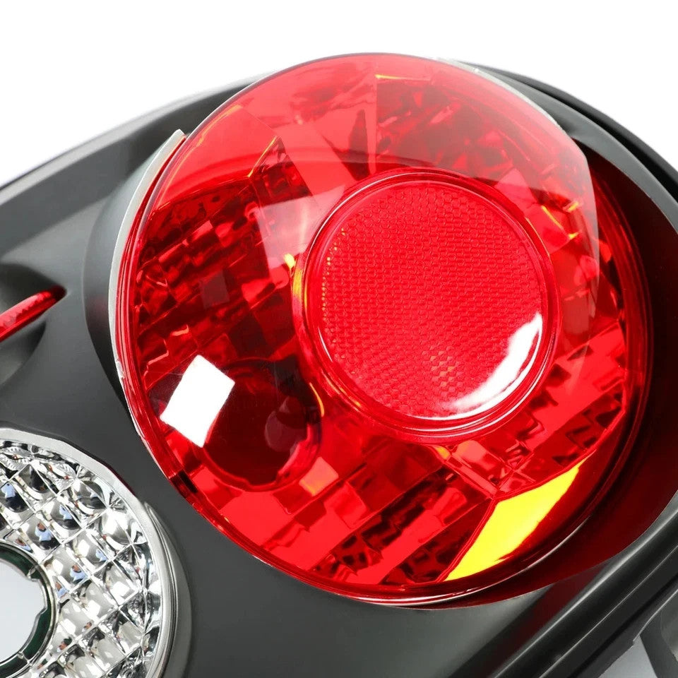For 99-04 Silverado Sierra Stepside Black Rear Tail Brake Lights Lamp Left+Right